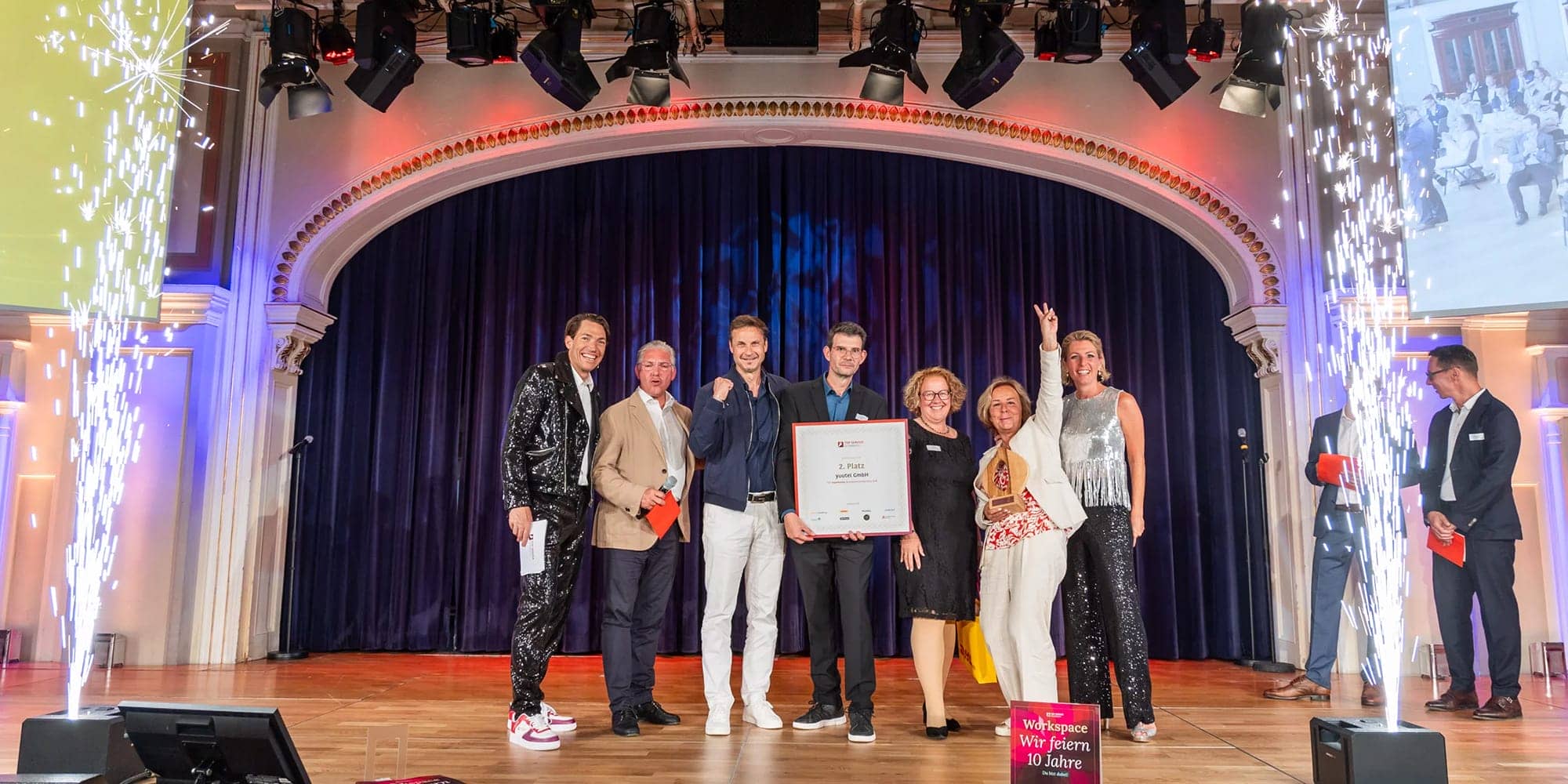 Das yuutel Team holt beim Top Service Österreich 2024 Award erneut den 2. Platz in der Kategorie B2B